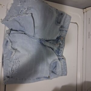 Arizona Jean Company Light Wash Distressed Jean Shorts